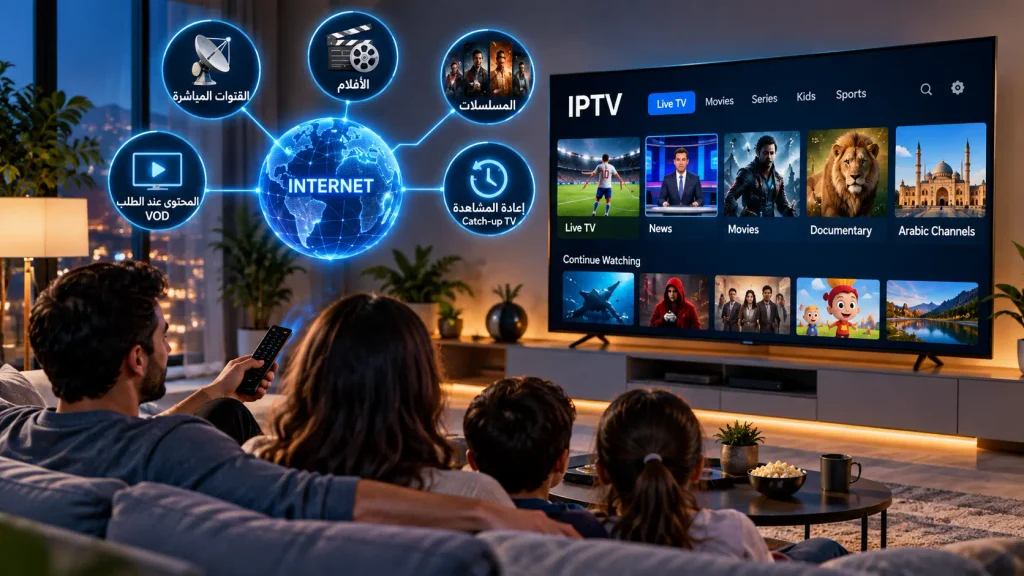 ما هو IPTV وكيف يعمل عبر الإنترنت على التلفزيون الذكي